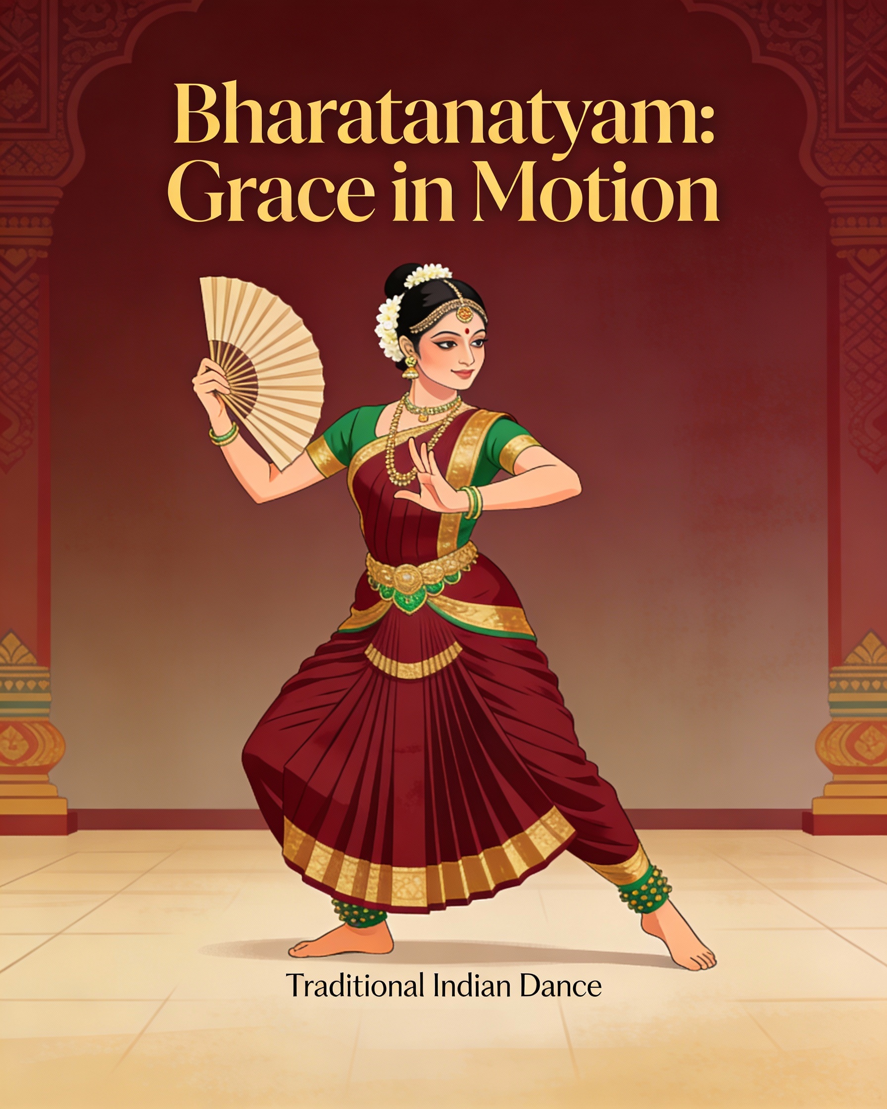 Bharatanatyam dancer